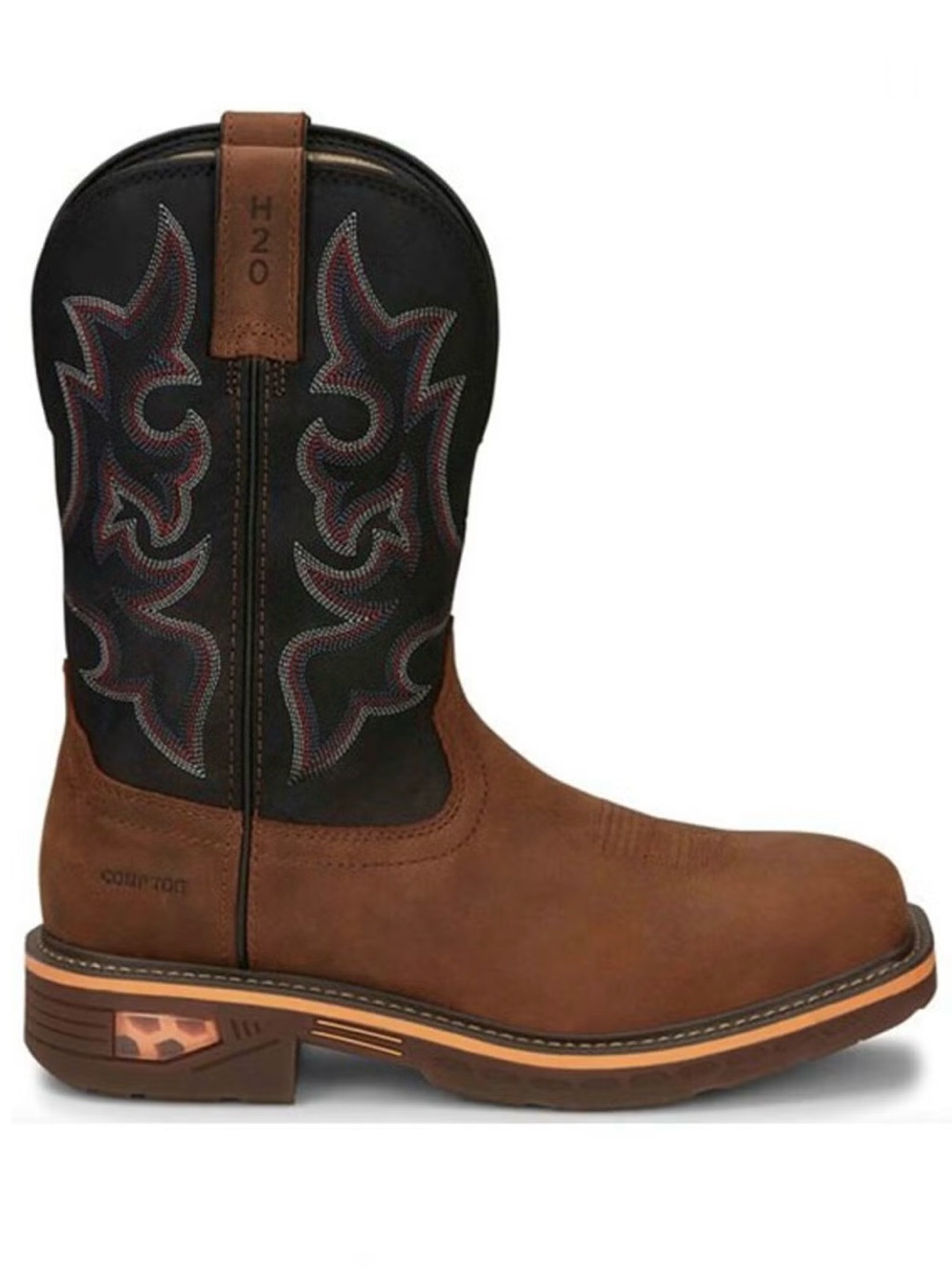 Justin Resistor Western Work Composite Toe Mens size 9.5 NEW!!!